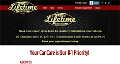 Desktop Screenshot of lifetimeautomotiveaz.com